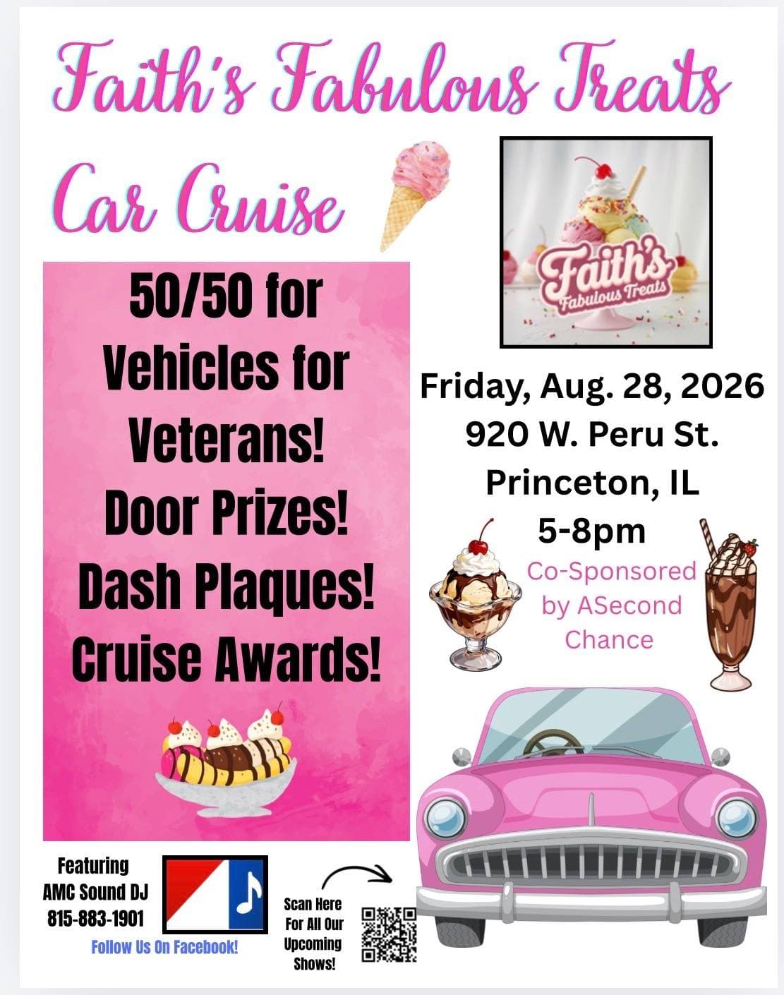 Faith’s Fabulous Treats Car Cruise