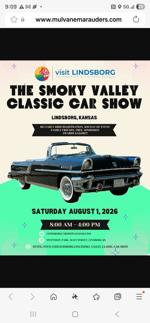 The Smoky Valley Classic Car Show