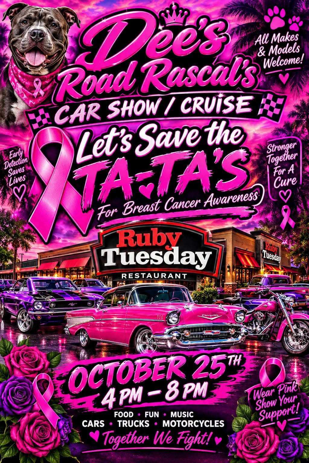 Dee’s Save the Ta-Tas Car Show