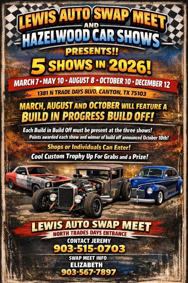 Lewis Auto Swap Meet and Hazelwood Car Show