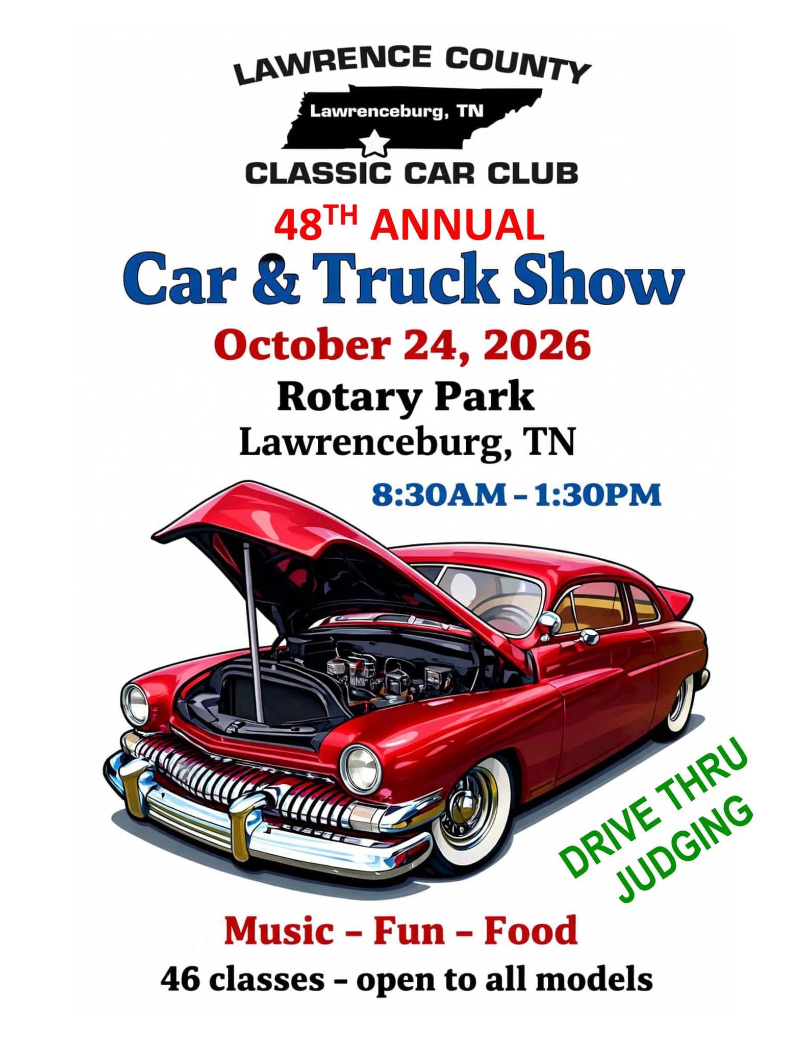 Lawrence County Classic Car Club 48th Annual Car & Truck Show