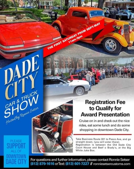 Dade City Car & Truck Show Hosted By Ronnie Setser