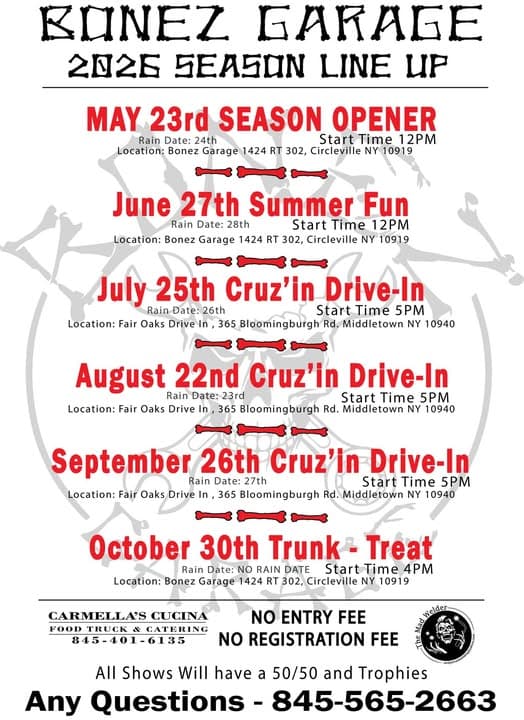 Bonez Garage Cruzin’ Drive-In
