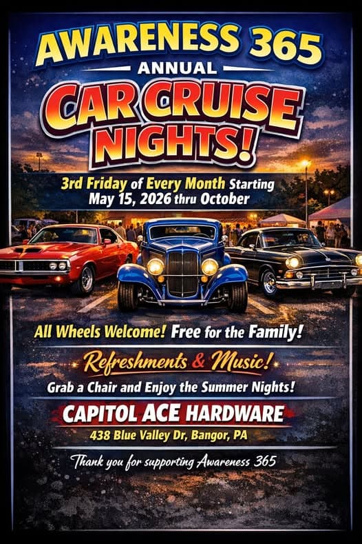 Awareness 365 Inc Presents Car Cruise Night