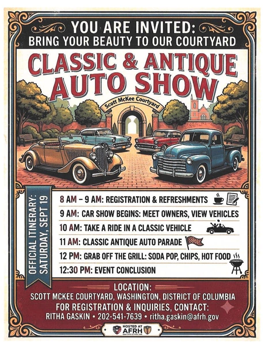 2026 AFRH Classic & Antique Auto Show