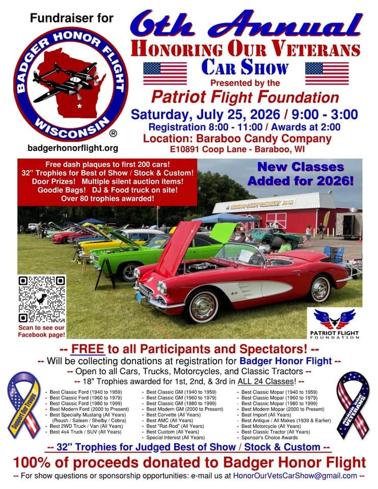 6th Annual "Honoring Our Veterans" Car Show