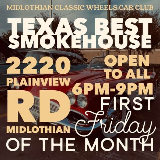 Midlothian Classic Wheels Car Club Car Cruise-In