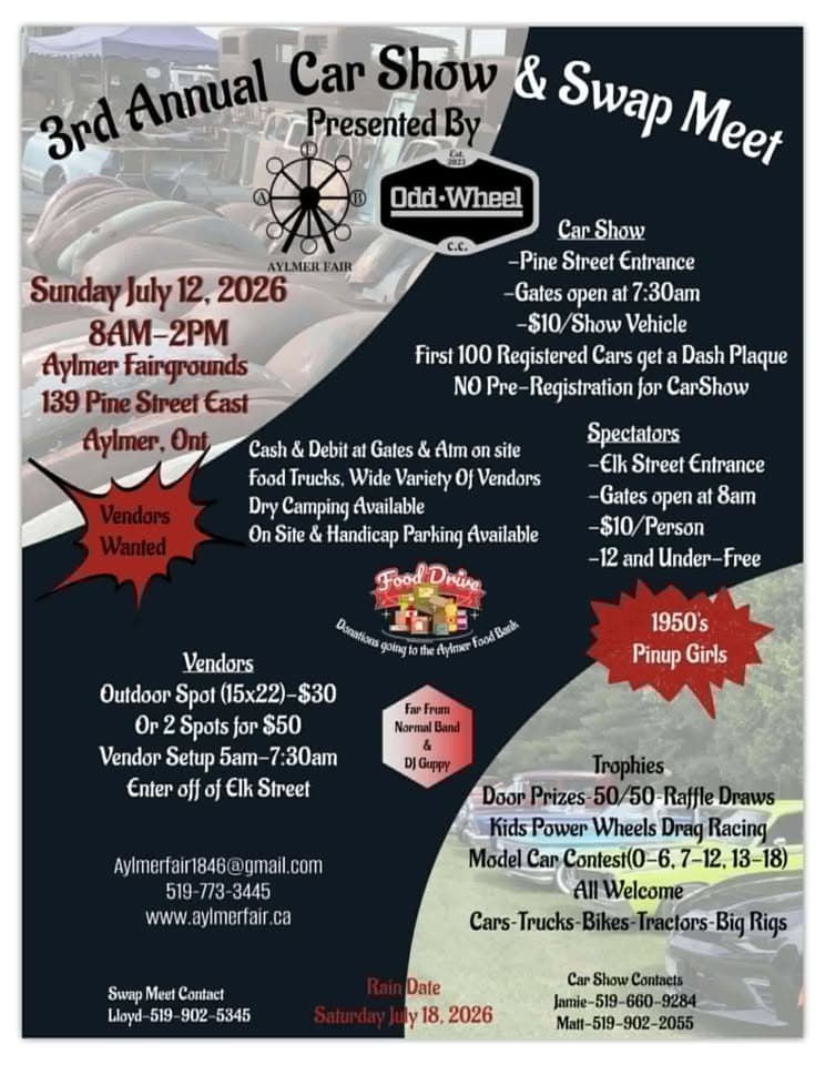 3rd Annual Car Show & Swap Meet