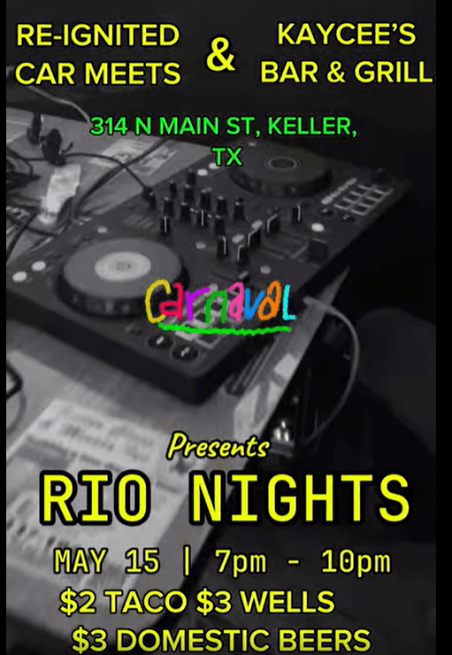 CAR SHOW ¬ RIO NIGHTS