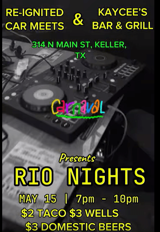 CAR SHOW ¬ RIO NIGHTS