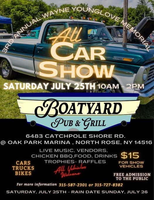 3rd Annual Wayne Younglove Memorial Car Show