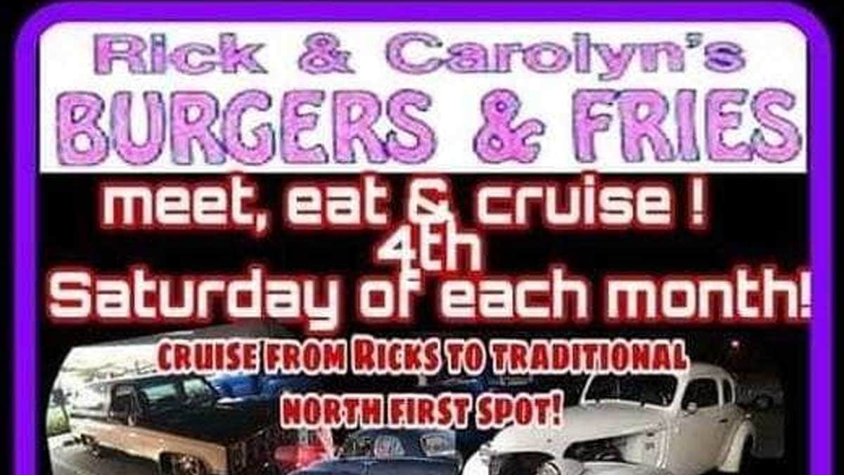 Cruise Night at Rick and Carolyn’s Burgers