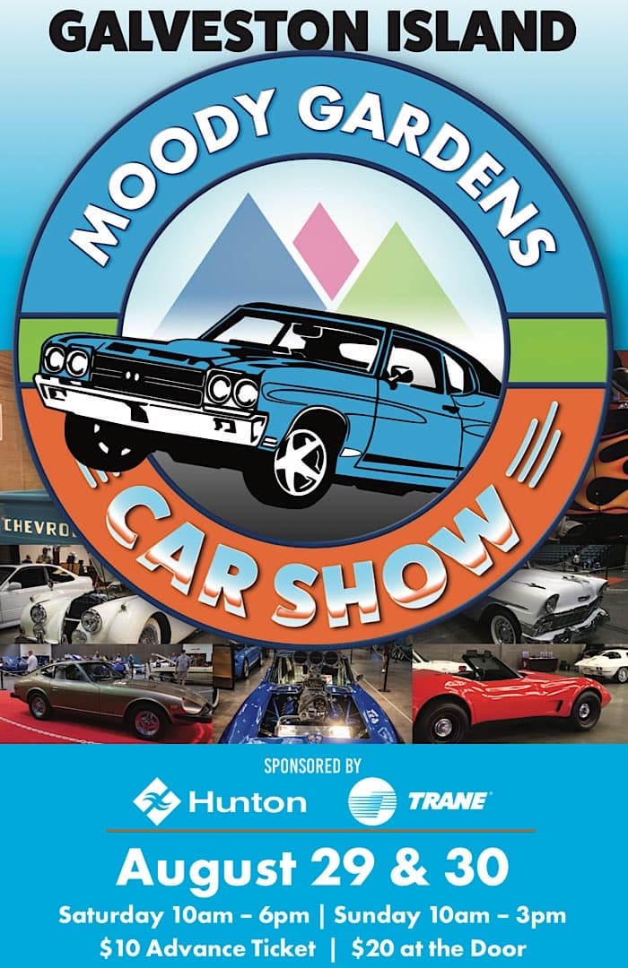 Moody Gardens Galveston Island Car Show