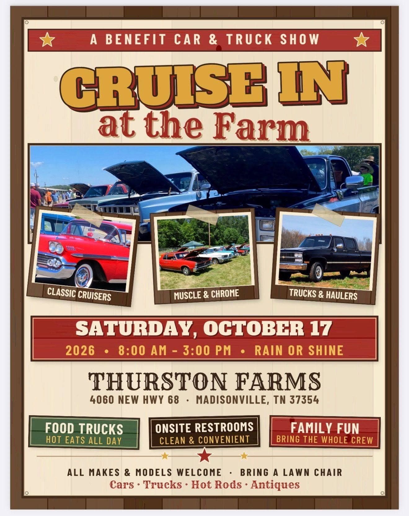 Cruise In at the Farm
