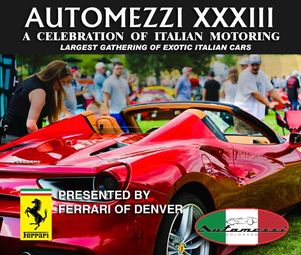 Automezzi 2026: Premier Italian Car Show at Rocky Mountain Airport in Broomfield, CO (July 19, 2026)