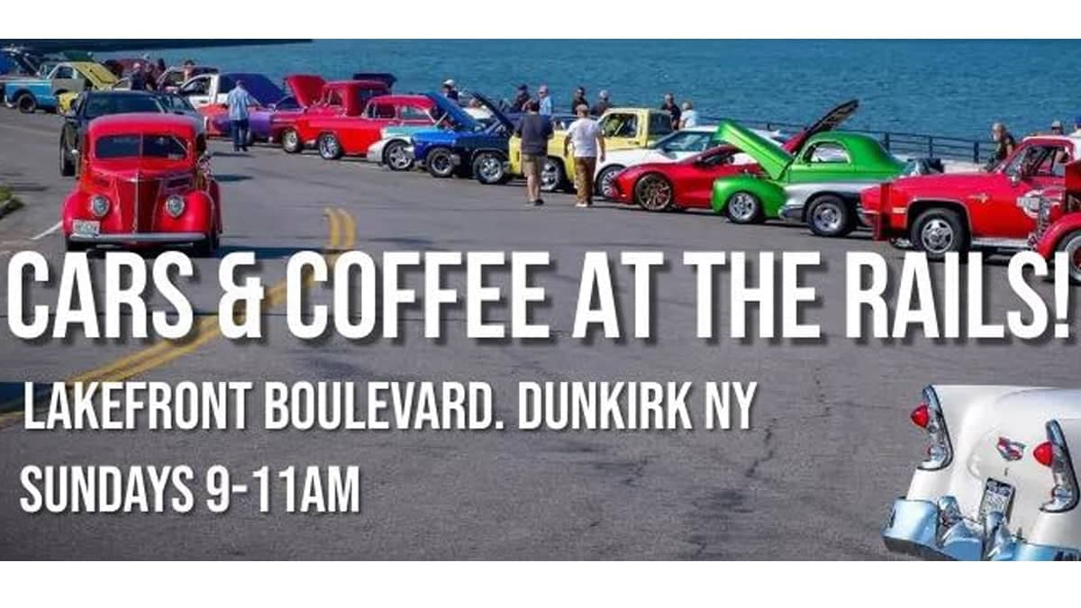 Cars and Coffee at The Rails Dunkirk NY