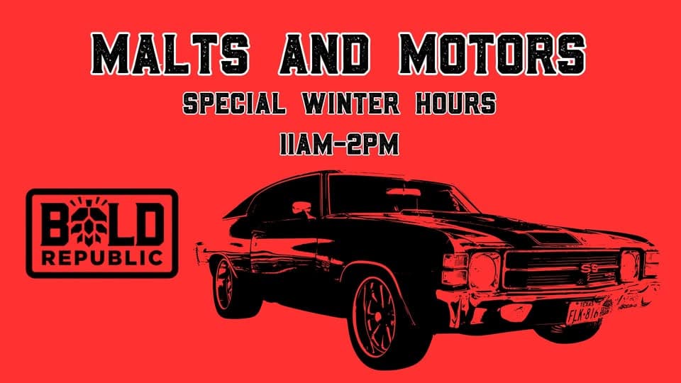 Temple “Malts & Motors” Monthly Cruise-In at Bold