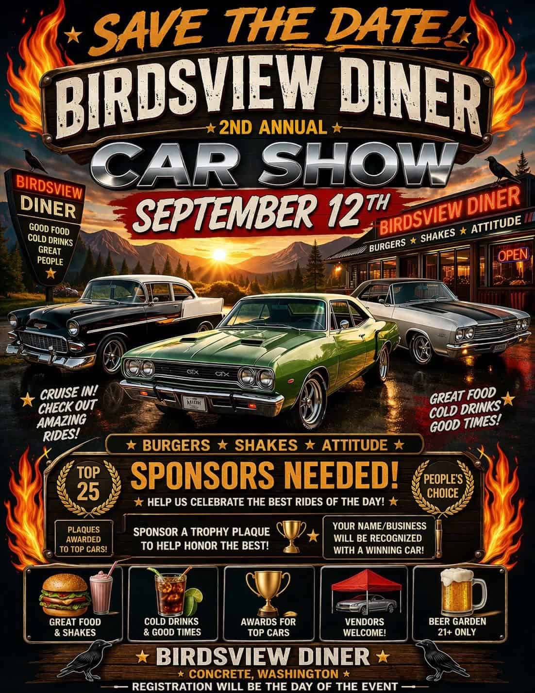 Birdsview Diner Concrete, WA