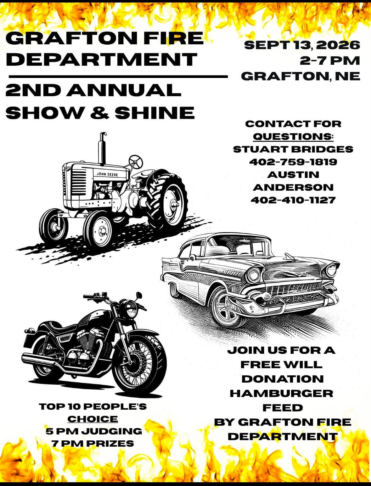 Grafton, NE Fire Dept - Show & Shine