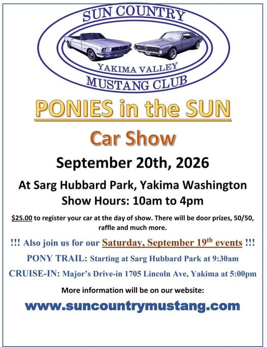 Ponies in the Sun Car Show