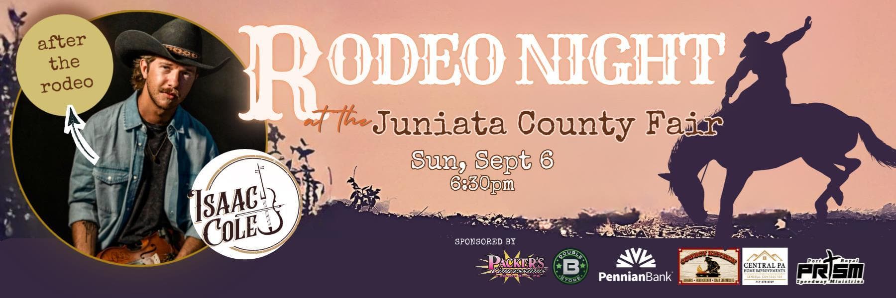 Rodeo Night & Isaac Cole Concert