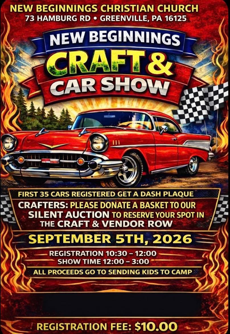 New Beginnings Craft and Car Show