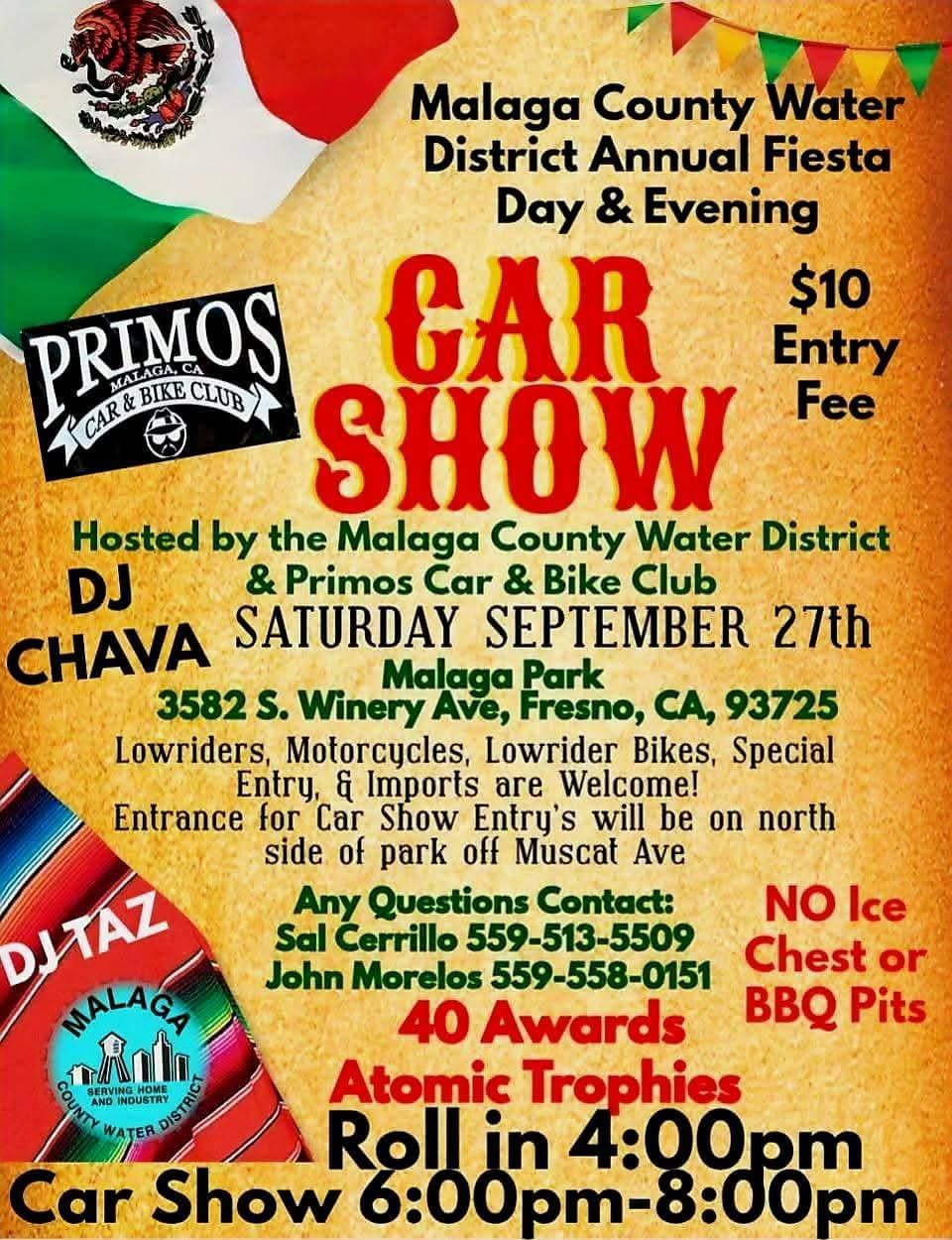 Malaga County Water District Annual Fiesta Car Show