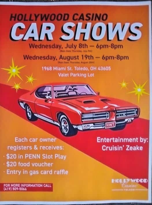 Hollywood Casino Car Shows