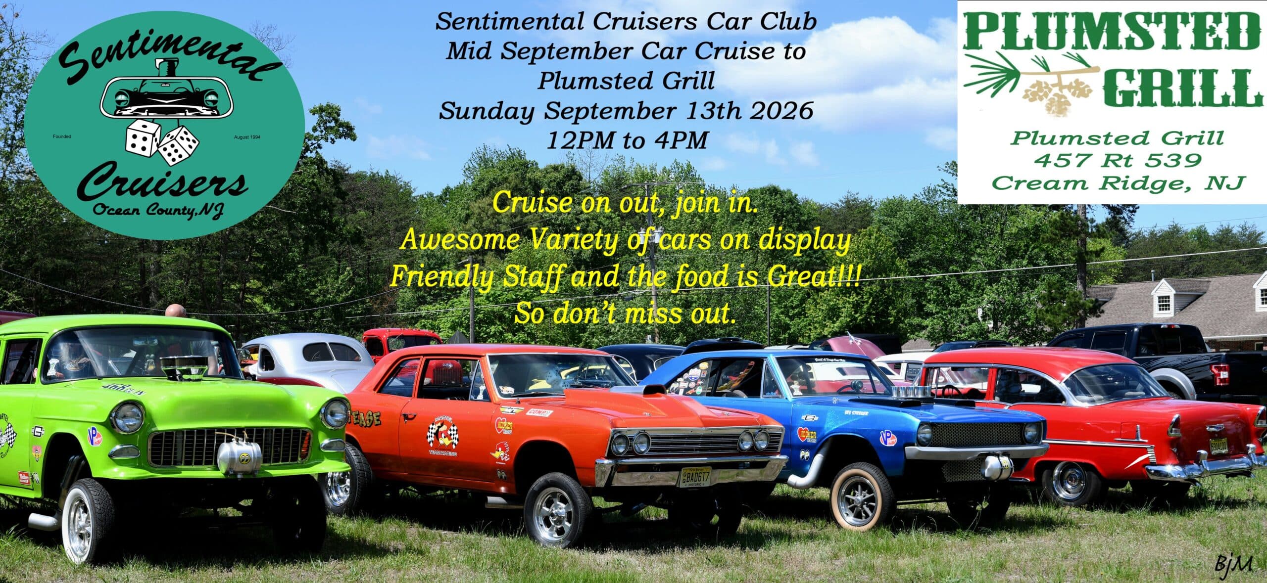 Sentimental Cruisers Car Club Mid September Car Cruise to the Plumsted Grill
