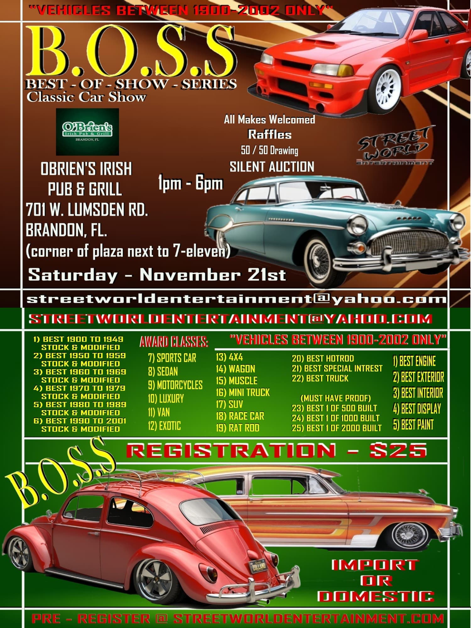 B.O.S.S. Car & Truck Show in Brandon