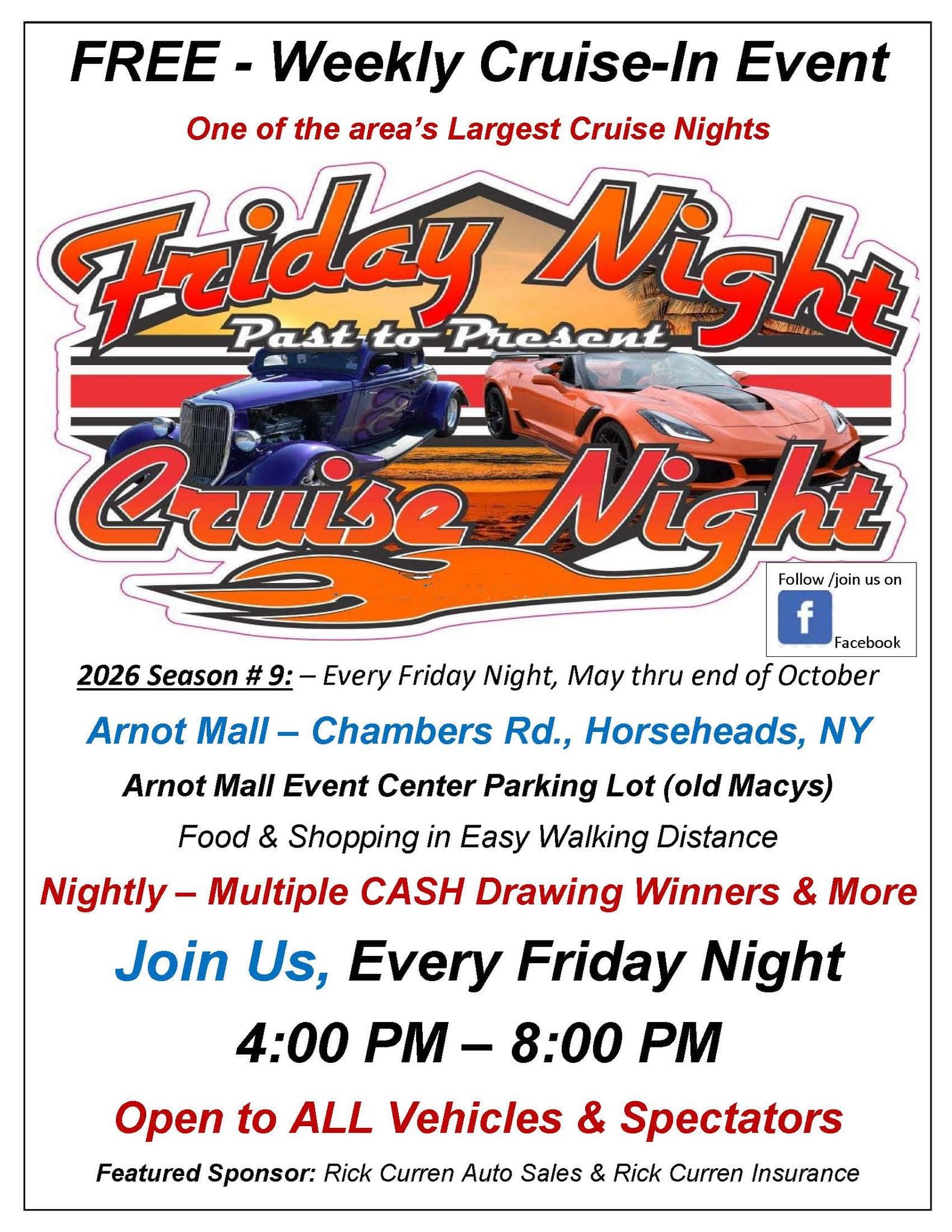 Friday Night Past to Present Cruise Night