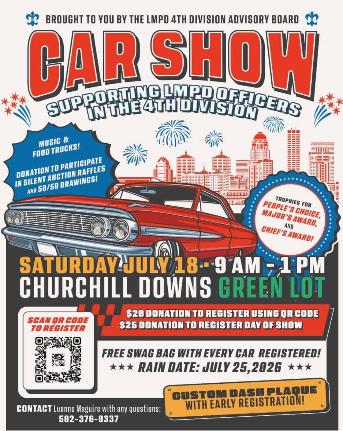 July 18th Churchill Downs car show