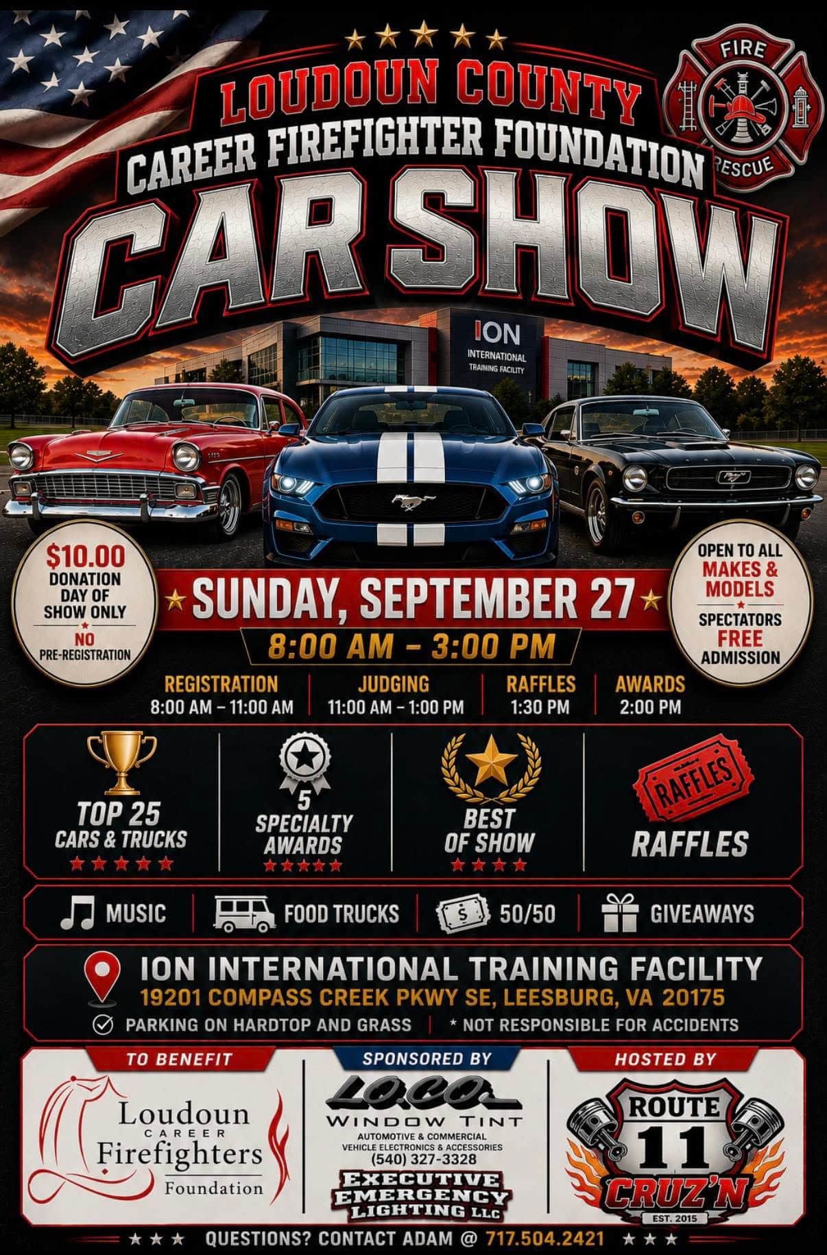 Loudoun County Career Firefighter Foundation Car Show