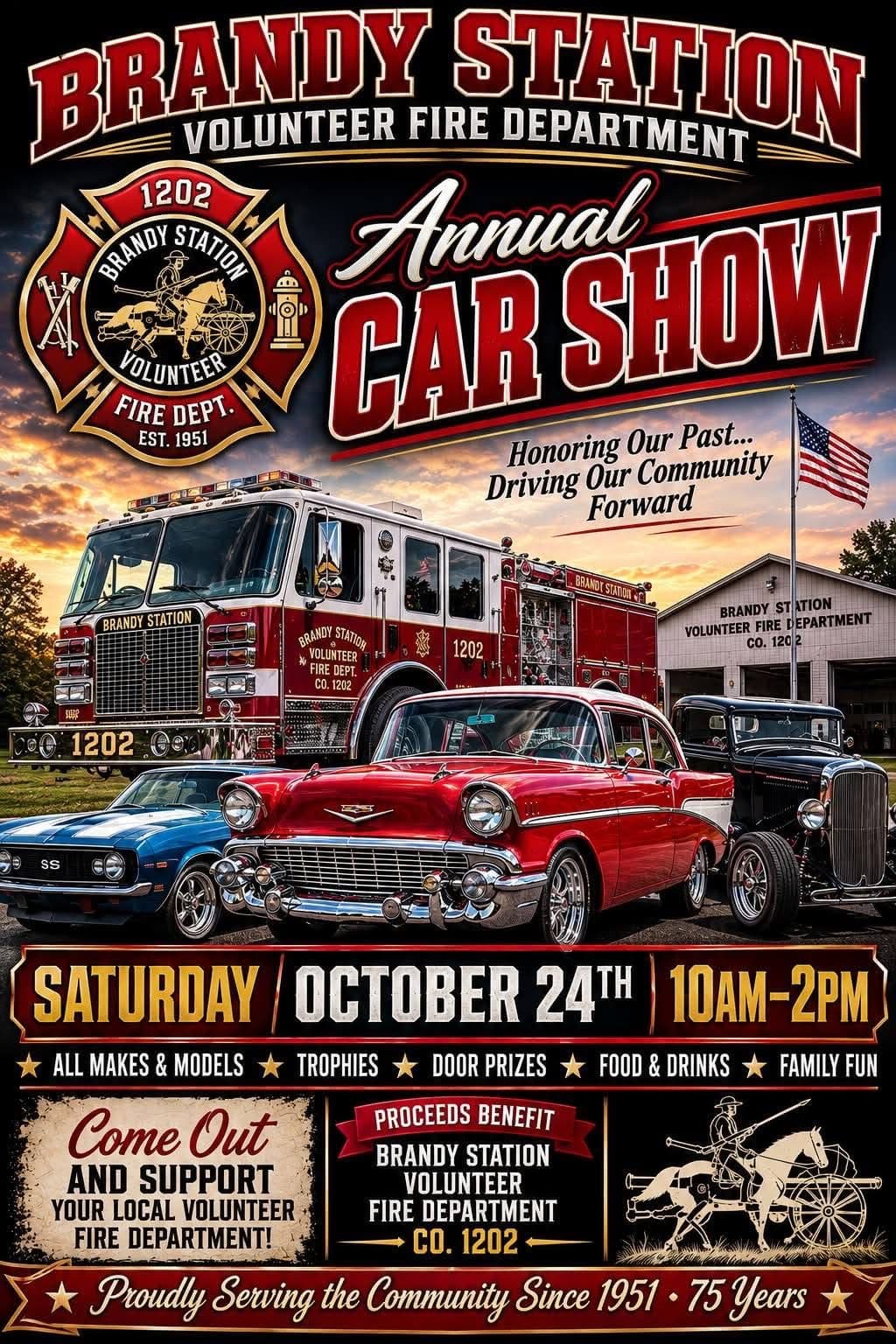 Brandy Station Volunteer Fire Department Annual Car Show