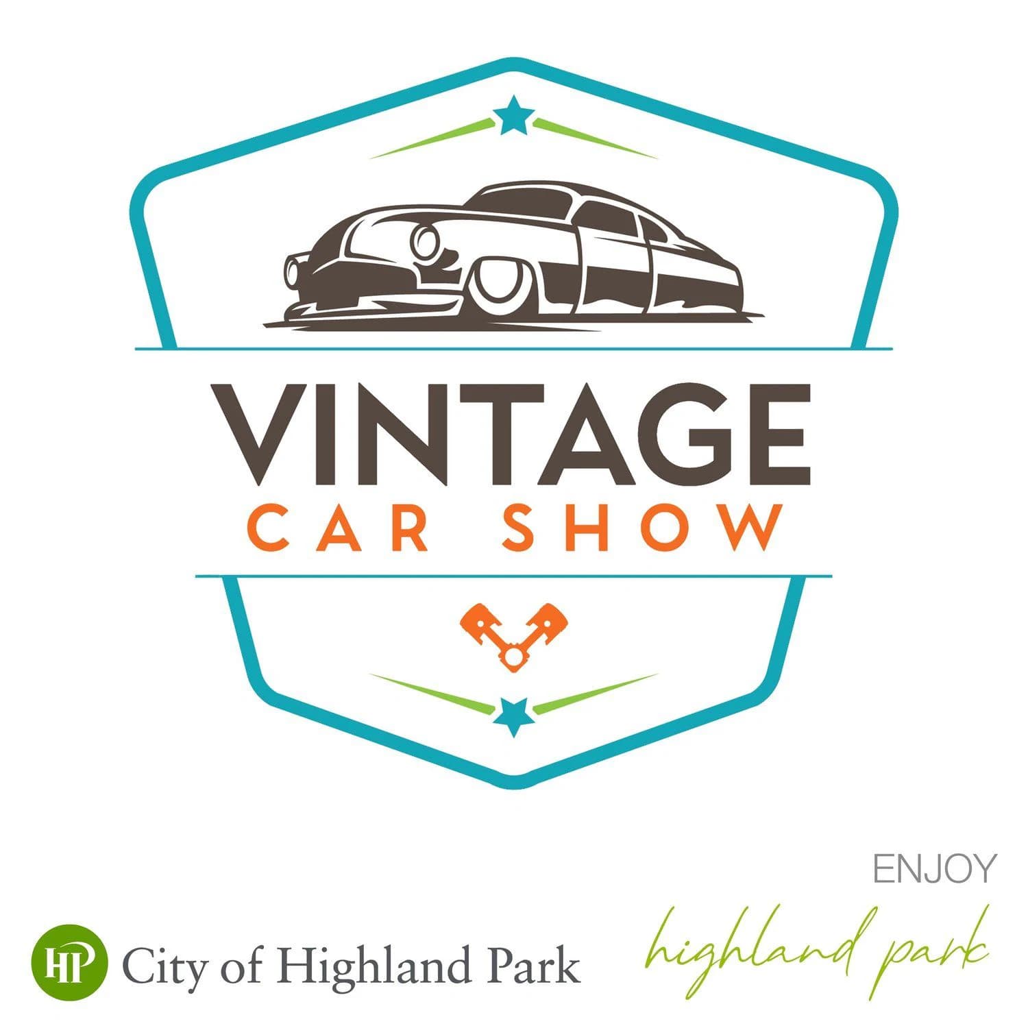 Vintage Car Show - Enjoy Highland Park