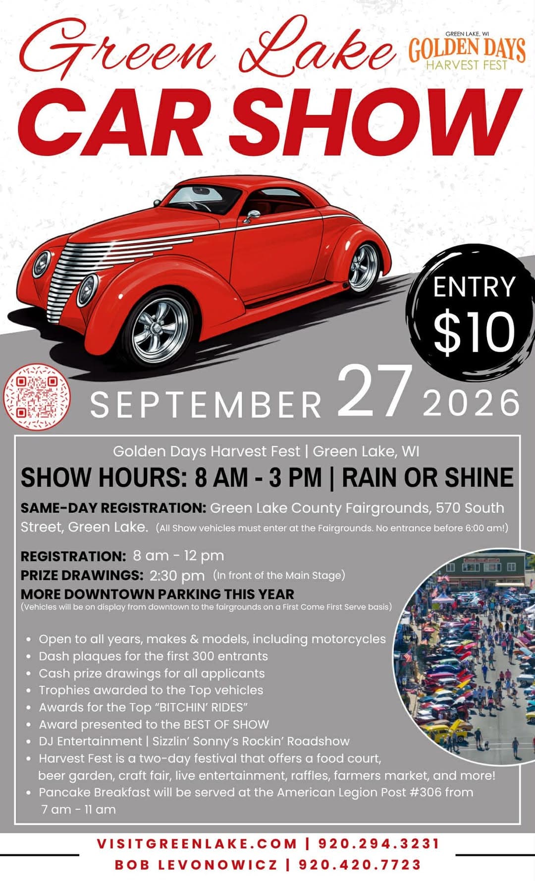 Golden Days Car Shoe – Green Lake – 9/27/2026