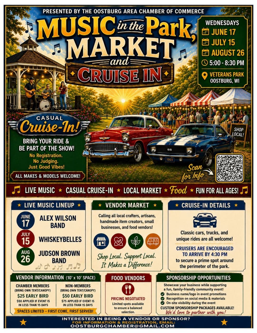 Music in the Park Cruise In – Oostburg