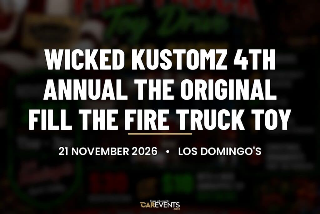 Wicked Kustomz 4th Annual the Original Fill the Fire Truck Toy Drive & Car Show