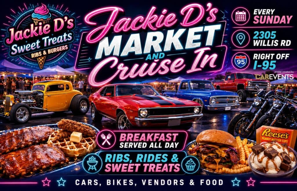 Jackie D’s Market and Cruise in