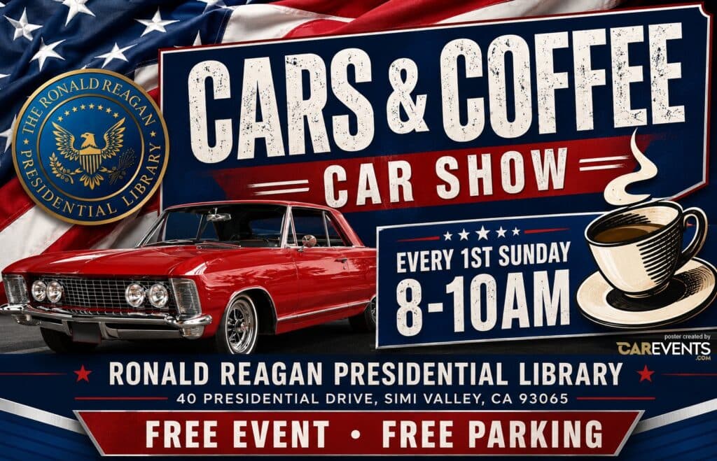 Cars & Coffee @ The Reagan Library