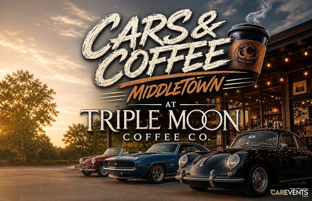 Cars & Coffee Middletown at Triple Moon Coffee Co.