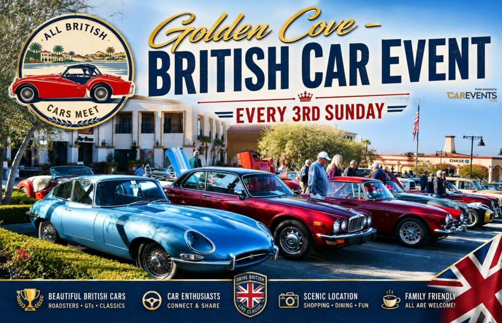 Golden Cove the British Cars and Coffee