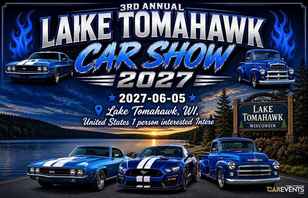 3rd Annual Lake Tomahawk Car Show