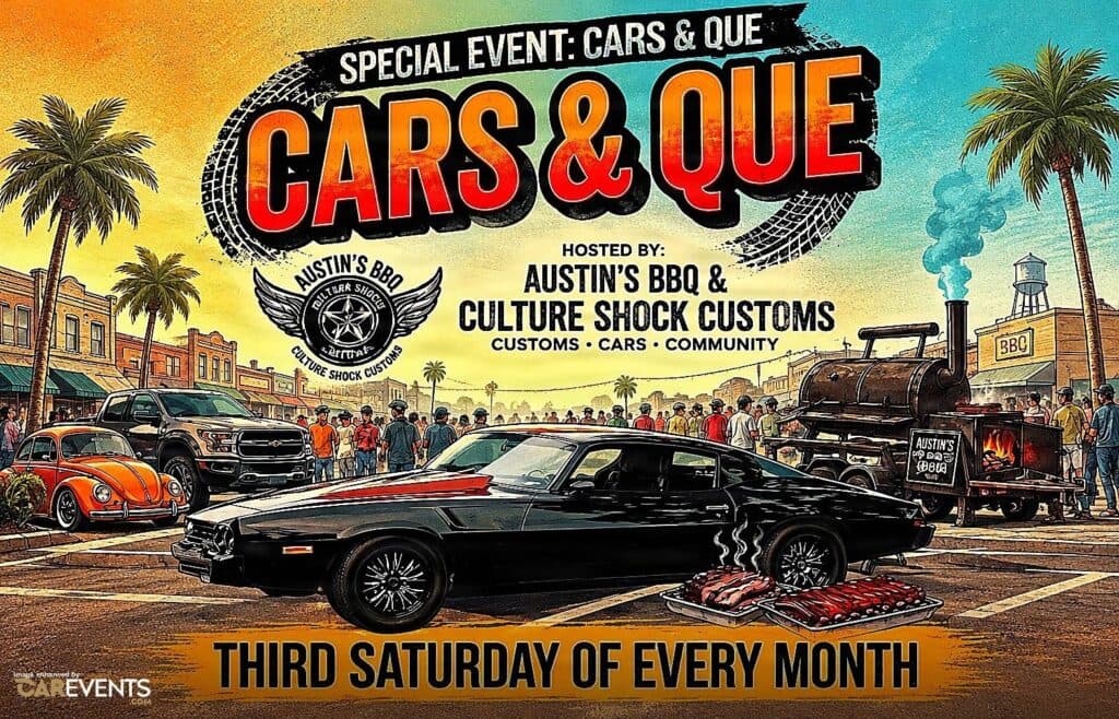 Austin’s BBQ Special Event: Cars & Que