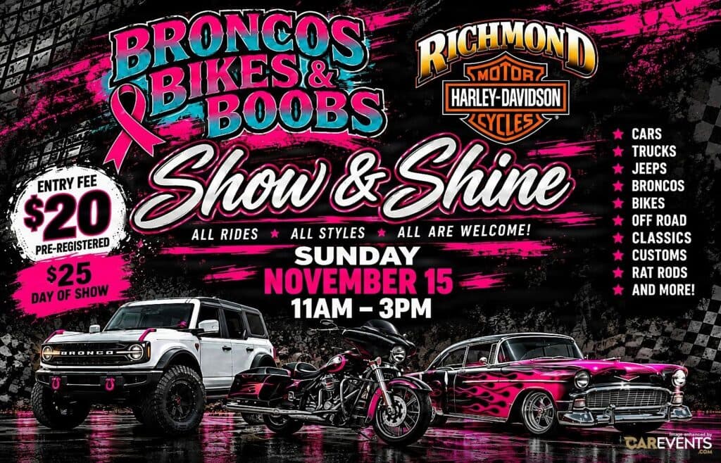 Broncos Bikes & Boobs Show & Shine
