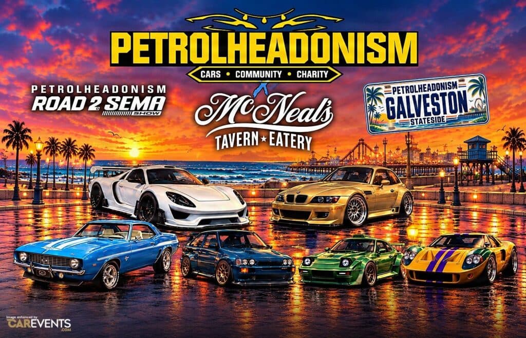 Petrolheadonism Road 2 Sema Show Galveston Stateside